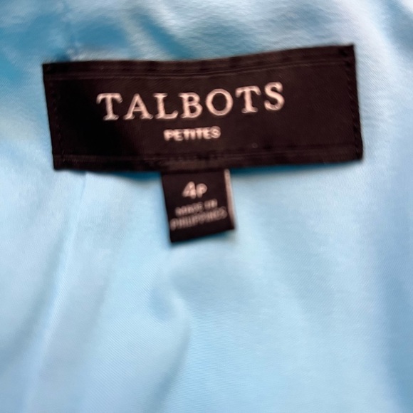 Talbots Wavy Dots Lined Skirt Size 4P EUC Hippie Boho Chic Bohemian Hippy 70s - Picture 5 of 6